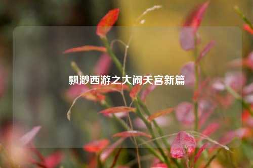 飘渺西游之大闹天宫新篇
