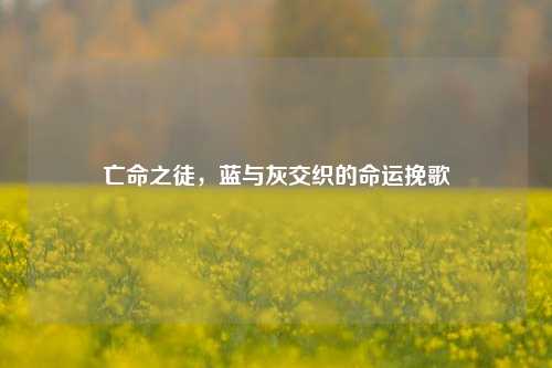 亡命之徒，蓝与灰交织的命运挽歌