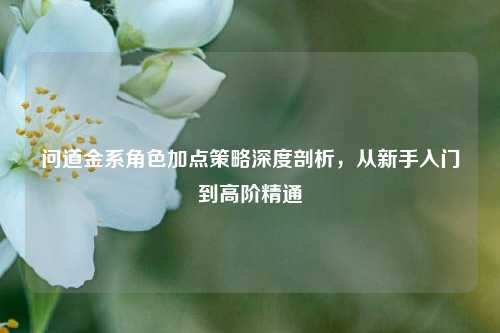 问道金系角色加点策略深度剖析，从新手入门到高阶精通