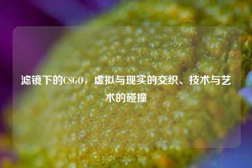 滤镜下的CSGO，虚拟与现实的交织、技术与艺术的碰撞