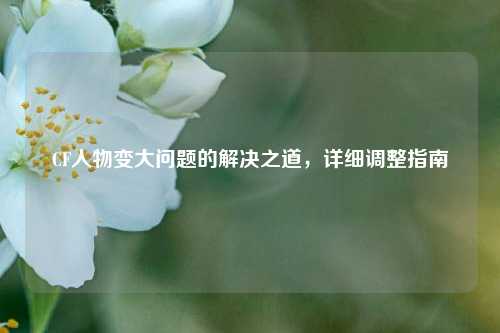 CF人物变大问题的解决之道，详细调整指南