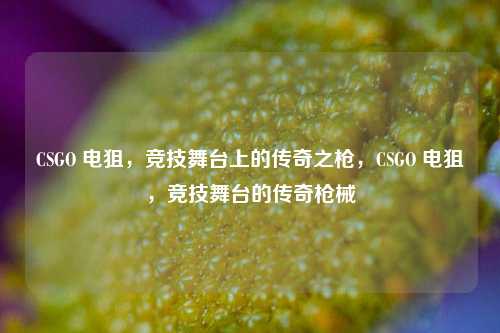 CSGO 电狙，竞技舞台上的传奇之枪，CSGO 电狙，竞技舞台的传奇枪械