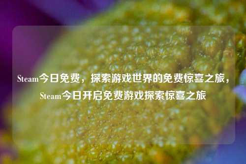 Steam今日免费，探索游戏世界的免费惊喜之旅，Steam今日开启免费游戏探索惊喜之旅