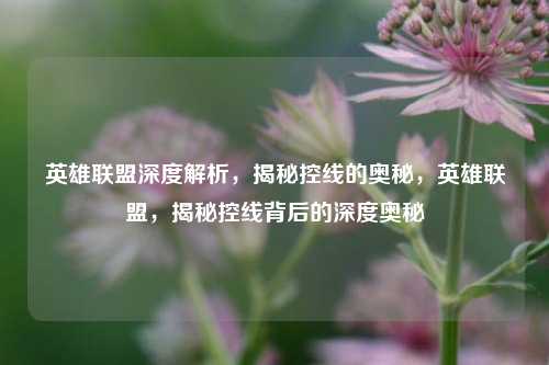 英雄联盟深度解析，揭秘控线的奥秘，英雄联盟，揭秘控线背后的深度奥秘