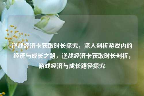 逆战经济卡获取时长探究，深入剖析游戏内的经济与成长之路，逆战经济卡获取时长剖析，游戏经济与成长路径探究