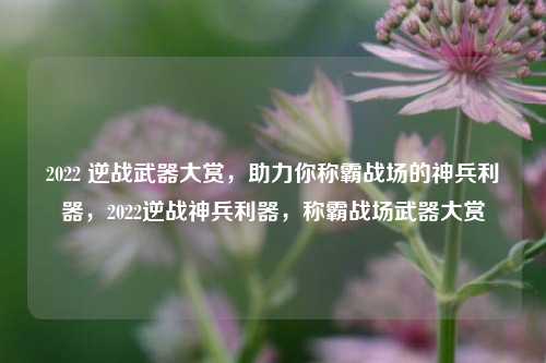 2022 逆战武器大赏，助力你称霸战场的神兵利器，2022逆战神兵利器，称霸战场武器大赏