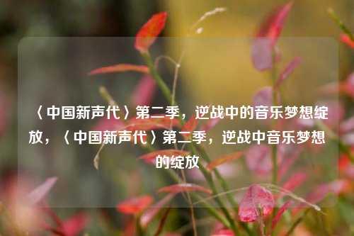 〈中国新声代〉第二季，逆战中的音乐梦想绽放，〈中国新声代〉第二季，逆战中音乐梦想的绽放