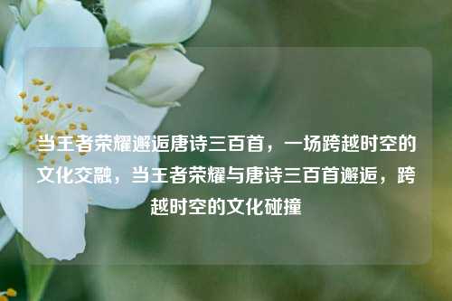 当王者荣耀邂逅唐诗三百首，一场跨越时空的文化交融，当王者荣耀与唐诗三百首邂逅，跨越时空的文化碰撞