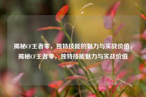 揭秘CF王者零,独特技能的魅力与实战价值,揭秘CF王者零,独特技能魅力与实战价值
