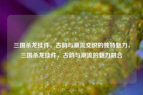 三国杀龙挂件，古韵与潮流交织的独特魅力，三国杀龙挂件，古韵与潮流的魅力融合