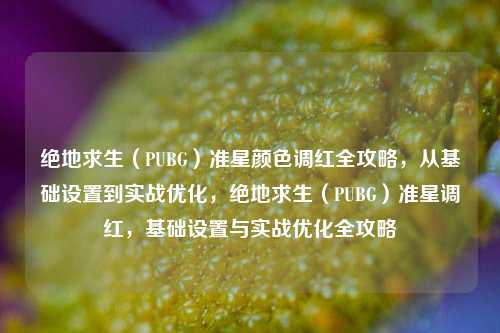 绝地求生(PUBG)准星颜色调红全攻略,从基础设置到实战优化,绝地求生(PUBG)准星调红,基础设置与实战优化全攻略