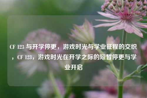 CF 123 与开学停更,游戏时光与学业征程的交织,CF 123,游戏时光在开学之际的短暂停更与学业开启