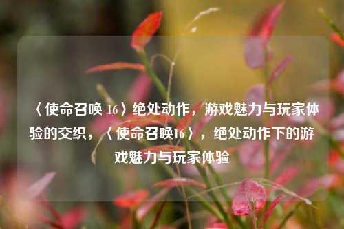 〈使命召唤 16〉绝处动作,游戏魅力与玩家体验的交织,〈使命召唤16〉,绝处动作下的游戏魅力与玩家体验