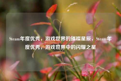 Steam年度优秀，游戏世界的璀璨星辰，Steam年度优秀，游戏世界中的闪耀之星